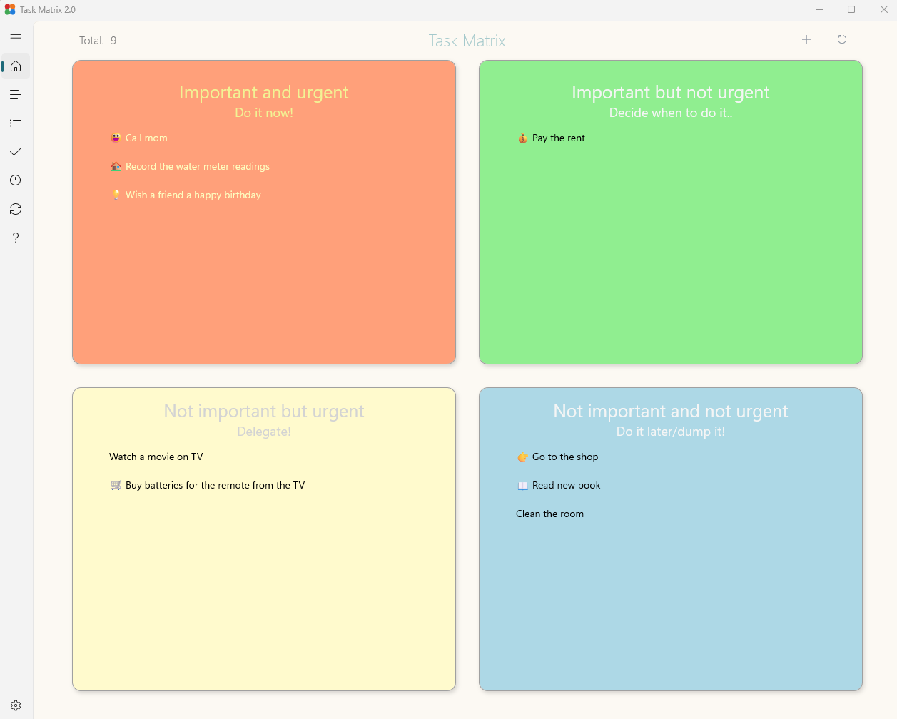Task Matrix 2.0